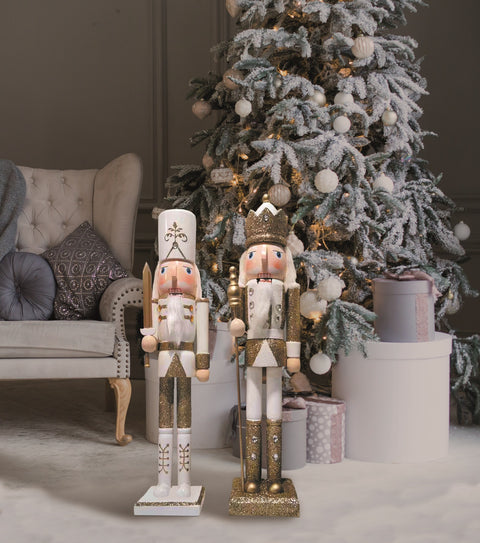 Nutcracker Jumbo - Gold & White (Assorted)